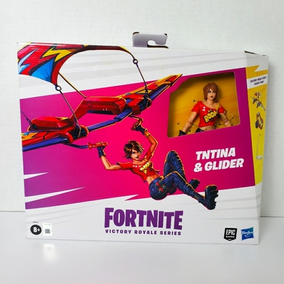 Fortnight TNTINA & Glider Victory Royale Series Action Figure Epic Games New! - Picture 1 of 4